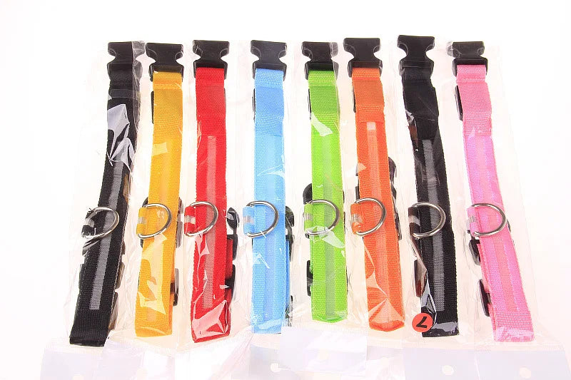 NightPups™ Bright LED Dog Collar for Night Walks