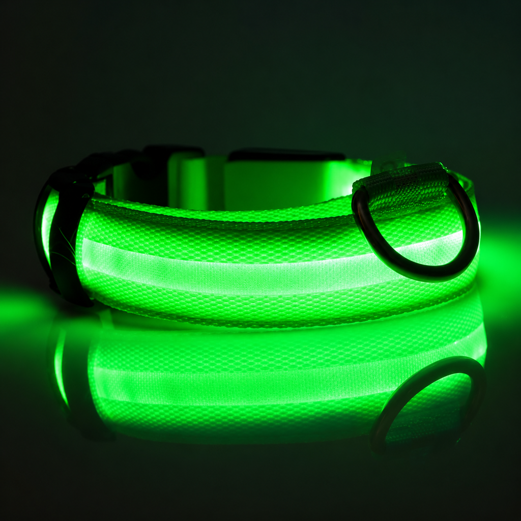 NightPups™ Bright LED Dog Collar for Night Walks